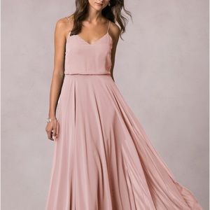 Jenny Yoo Inesse Dress Rosewater - NEVER WORN